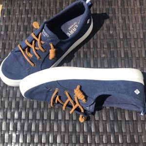 Navy Sperry sneakers size 6.5